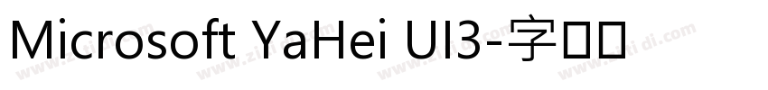 Microsoft YaHei UI3字体转换